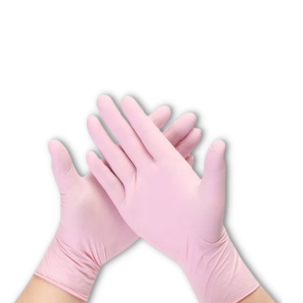 Guantes de Nitrilo Rosado